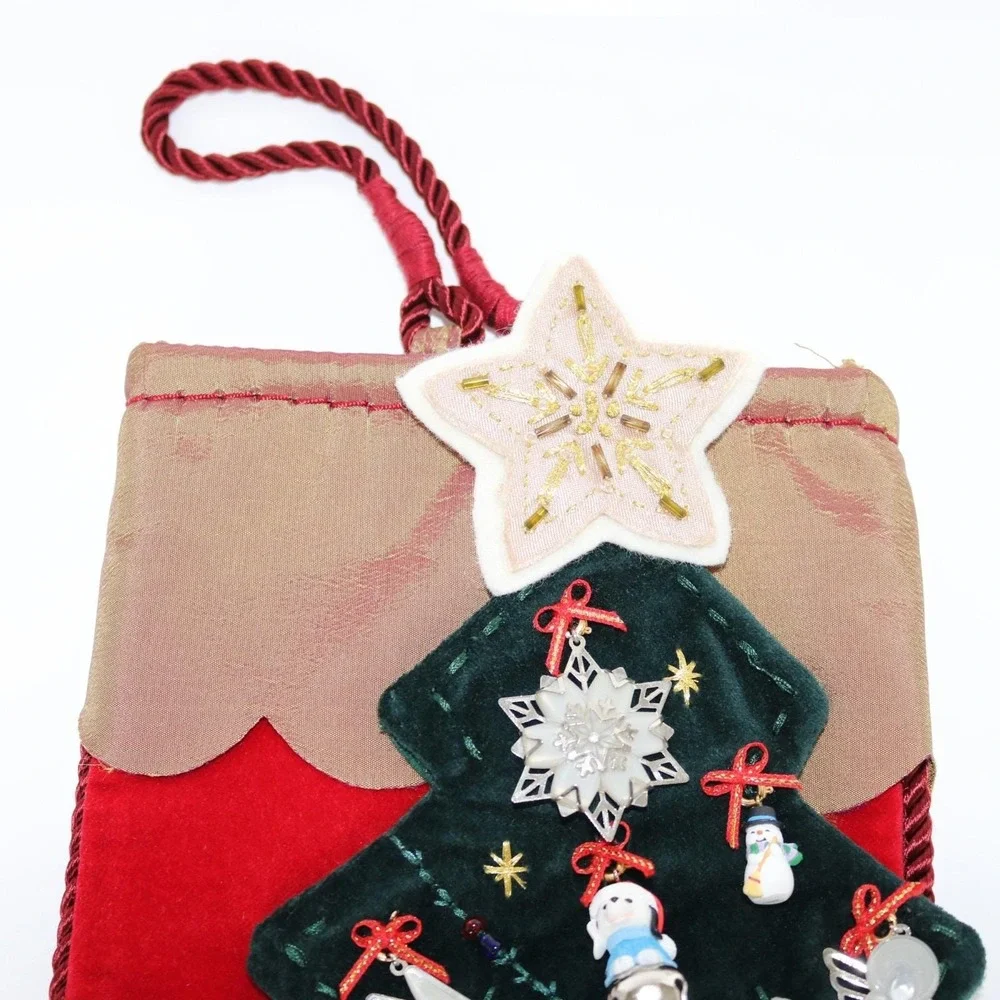 Vintage Hallmark Stocking Display Tree w/ 23 Miniature Mini Ornaments 2005 - Picture 2 of 7